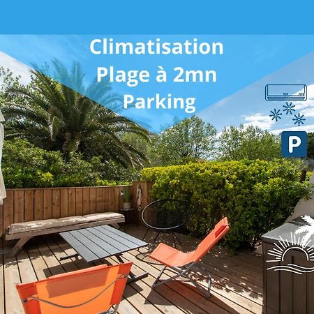 Le Murmure Du Palmier * Mer A 2 Min * Parking Prive * Terrasse لا غراند موت المظهر الخارجي الصورة