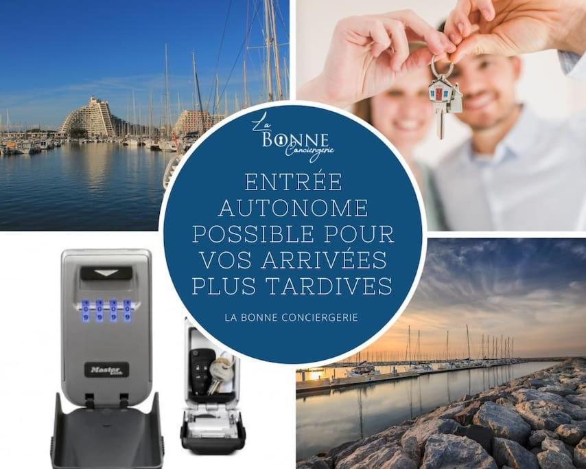 Le Murmure Du Palmier * Mer A 2 Min * Parking Prive * Terrasse لا غراند موت المظهر الخارجي الصورة